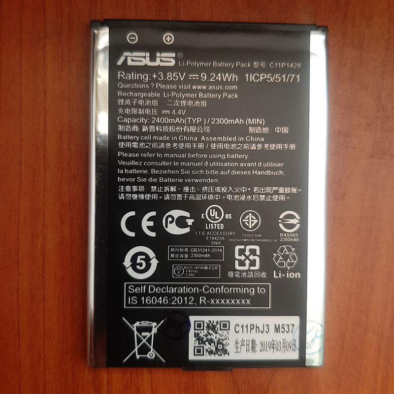 Pin Asus Zenfone 2 Laser 5.0 (C11P1428 / ZE500KG / Z00RD / ZE500KL / Z00ED)