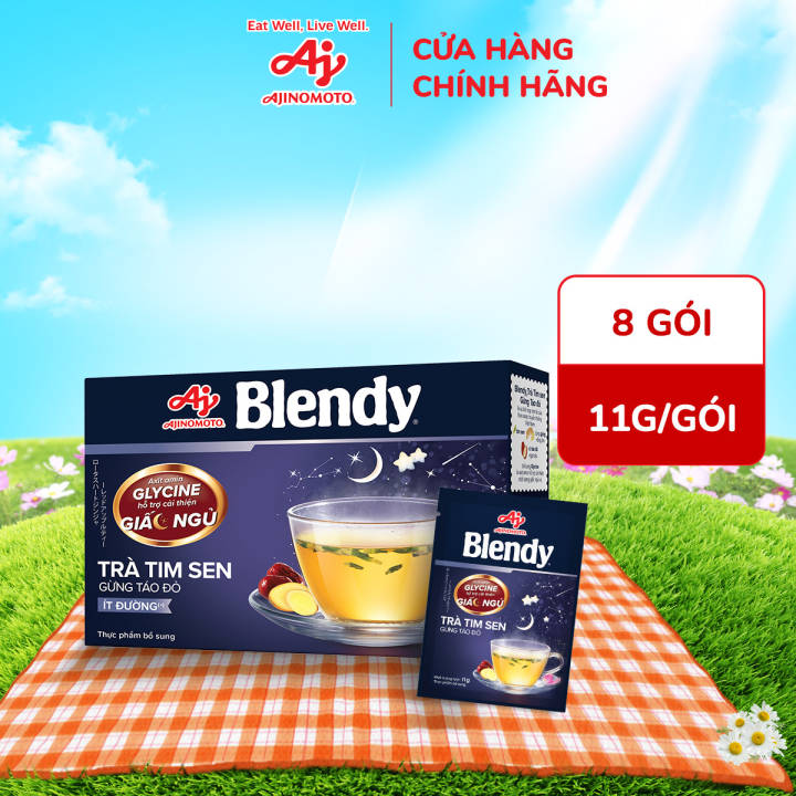 Blendy® Trà Tim sen Gừng Táo đỏ 11g/Gói&hellip;