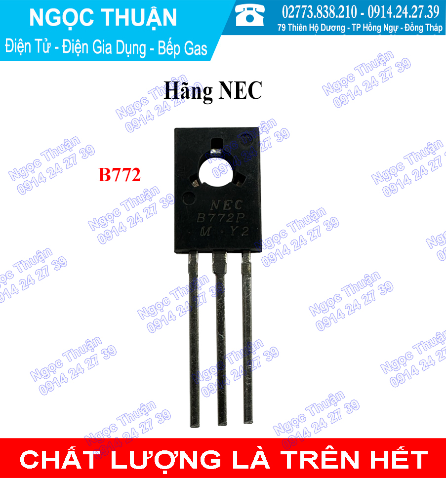 Cặp transistor B772 + D882