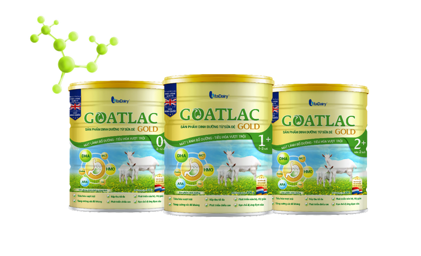 [Chính Hãng-Mẫu Mới] Sữa Dê GOATLAC GOLD 0+ 400g 0-12 tháng