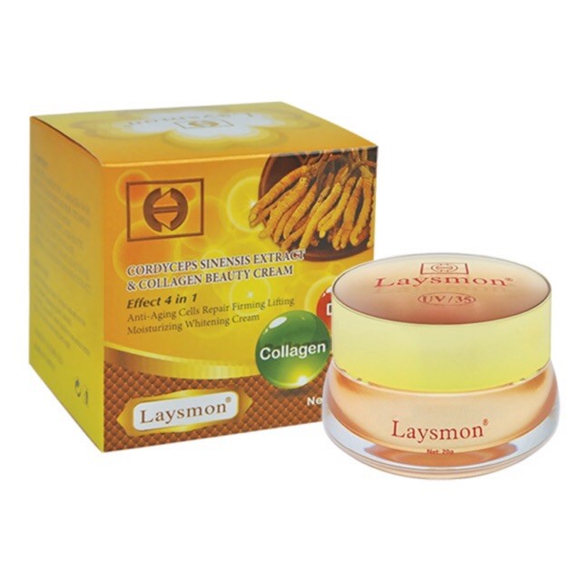 Kem dưỡng da laysmon đông trùng hạ thảo 20g chính hãng
