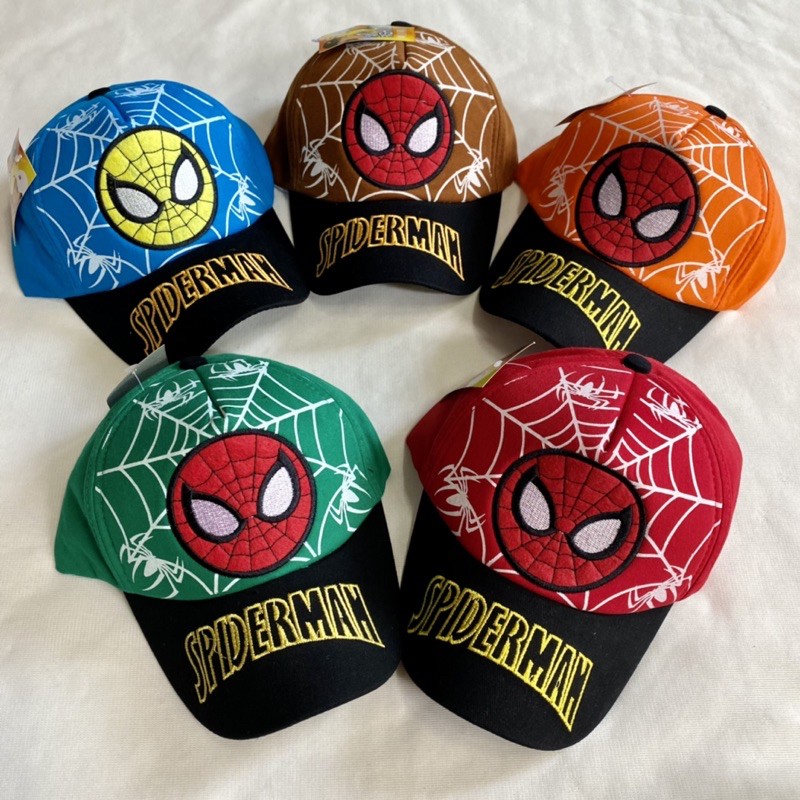 [ Bé 2-5 Tuổi ] Nón Kết Spiderman Mặt Nhện Tròn Cho Bé Trai