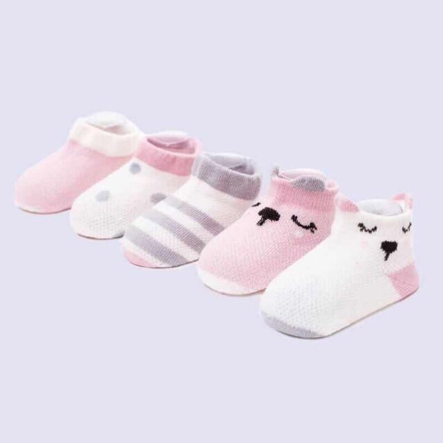 Sét 5 đôi tất lưới cổ thấp Kids Socks