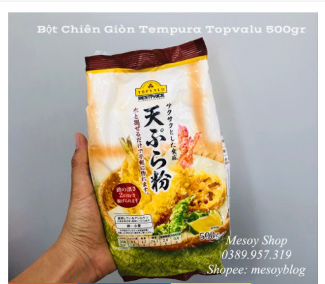 Bột chiên giòn Tempura Topvalu