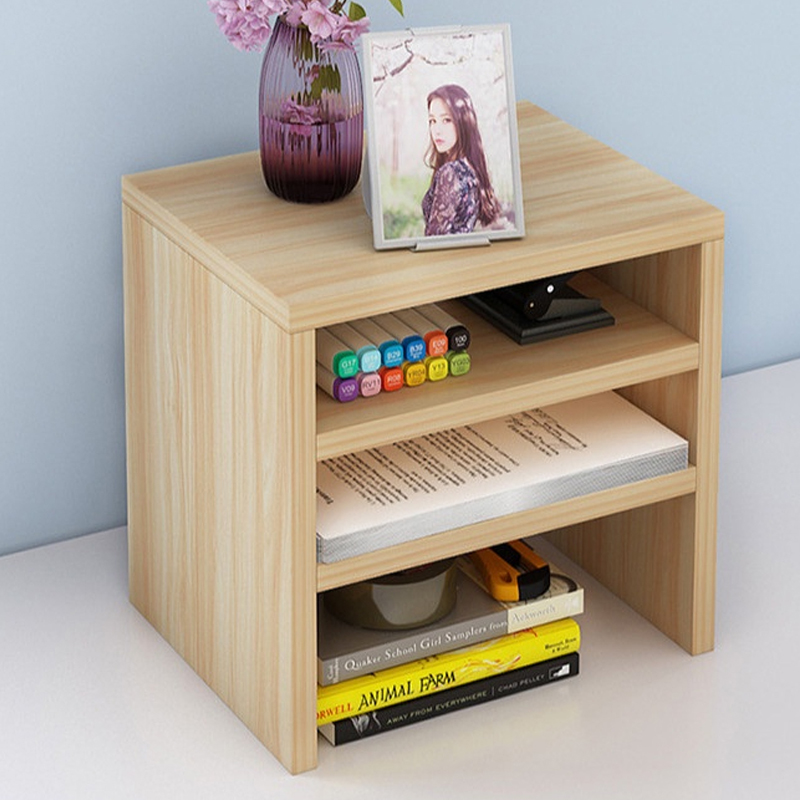 Kệ 3 tầng, kệ để đồ nhiều ngăn, kệ sách kệ sách để bàn 3 tầng lắp ghép, kệ máy tính decor bàn học