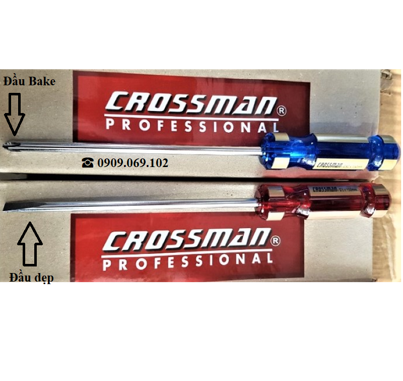 TUA VÍT BAKE, DẸP CROSSMAN CÁN CR CAO CẤP
