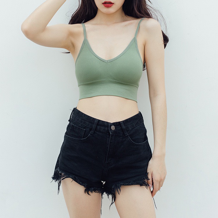 Áo Lót Nữ - Áo Bra Nữ chữ U hở lưng 2 dây - Áo Ngực Nữ không gọng nâng ngực gợi cảm co giãn Dan Bikini mẫu BIGU