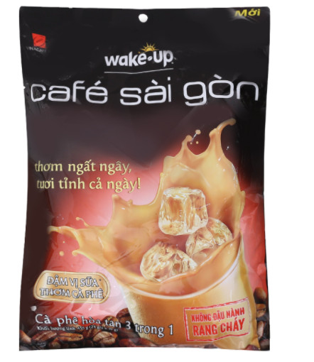 Cà phê sữa Wake Up Café Sài Gòn 456g (24 gói x 19g)