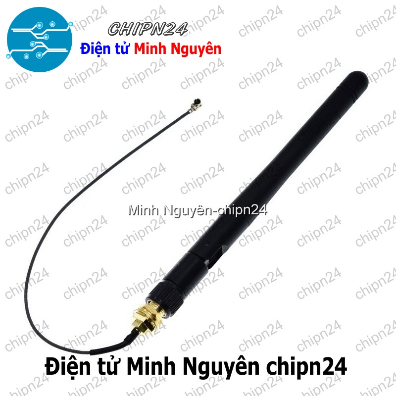 [1 cái] (Q57) Anten 2.4G Wifi IPEX SMA (dùng cho NRF24L01 CC2500) - HH003268