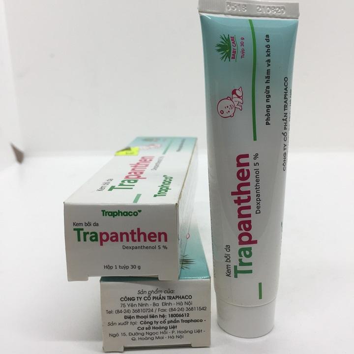 Trapanthen phòng ngừa hăm và khô da tuýp 30g