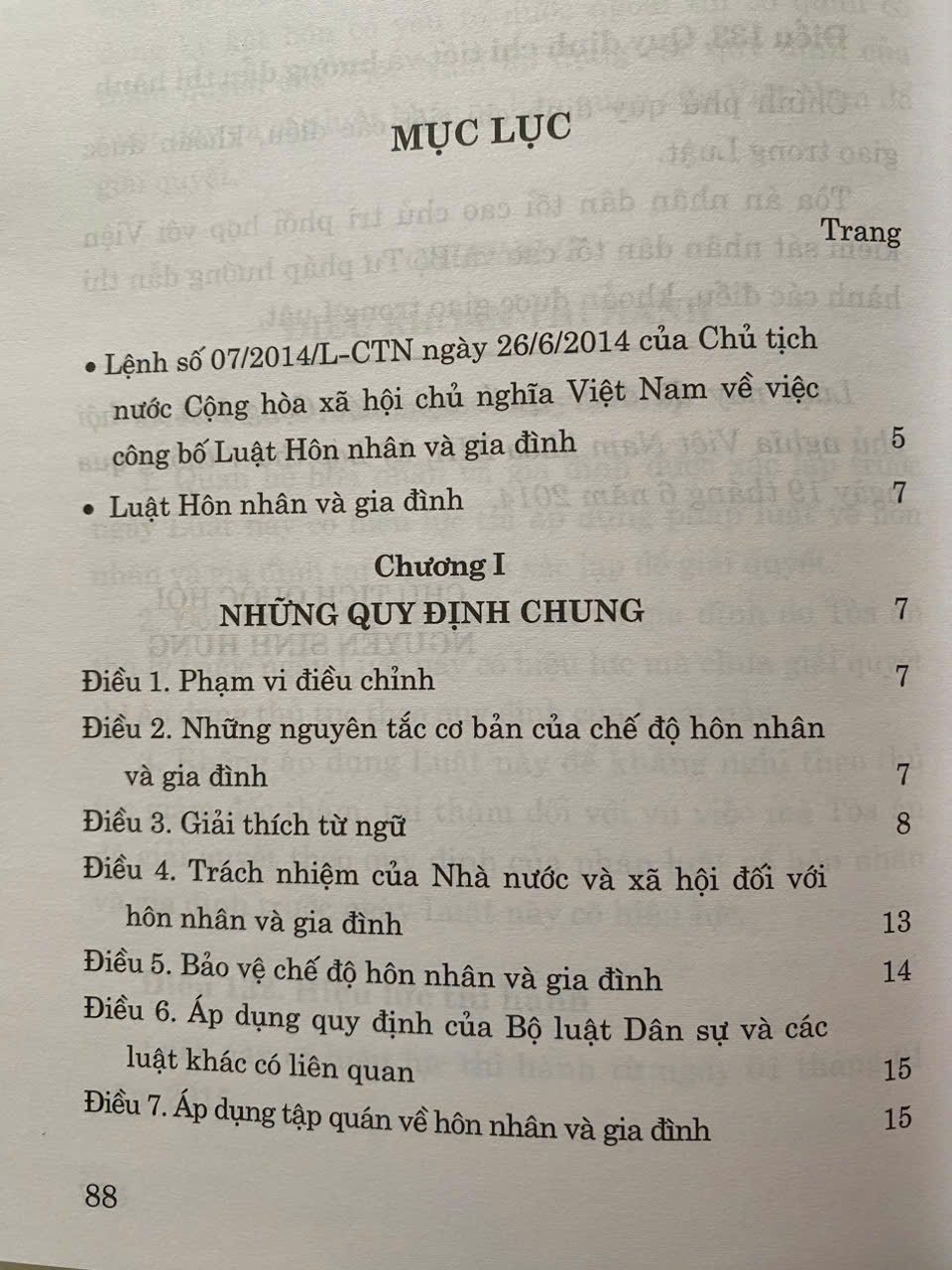 Luật Hôn Nhân và Gia Đình Năm 2014