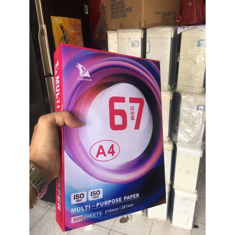 Giấy A4 1 gam(500 tờ) nhiều loại đồng giá