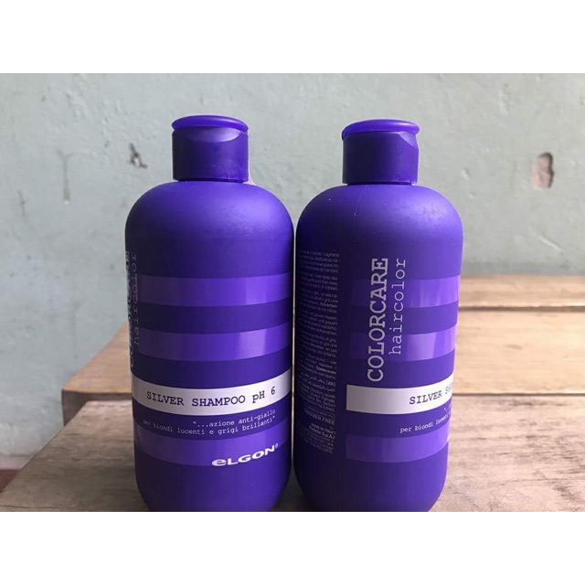 Dầu Gội Khử Vàng Elgon Silver Shampoo