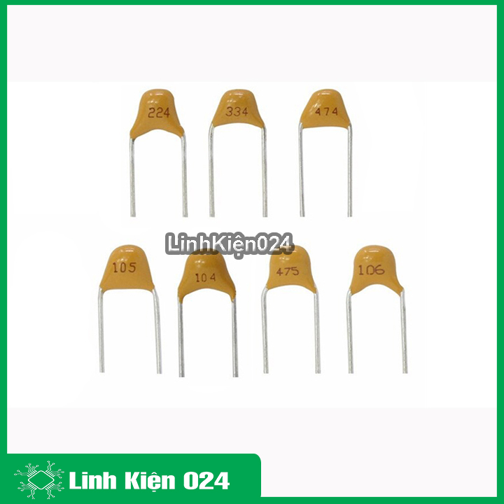 Gói 10 tụ gốm vàng 50v loại tốt