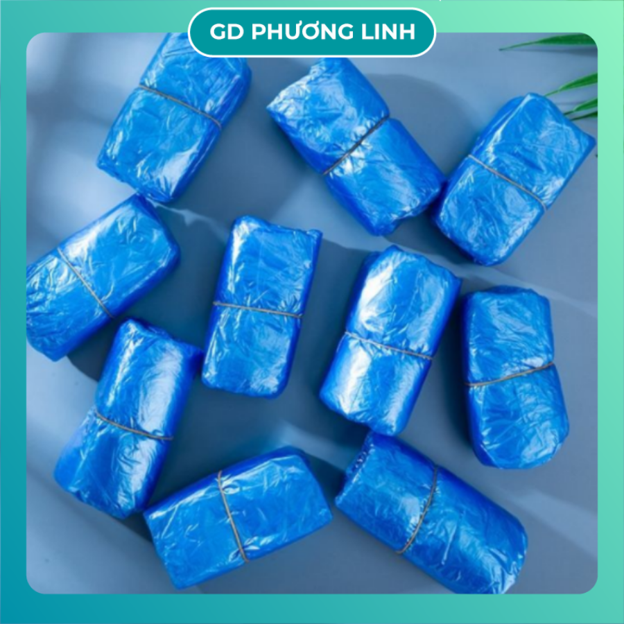 [Combo 100] Túi Nilon Bọc Giày Đi Mưa Dùng 1 Lần