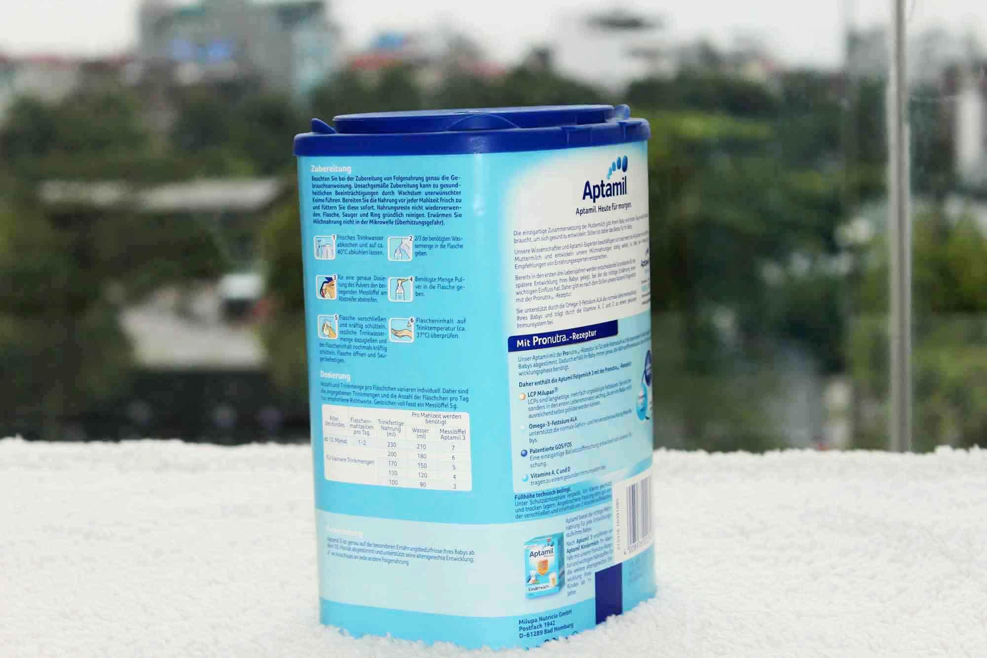 Sữa Aptamil Đức Số 3 (800g) - Hàng Nội Địa