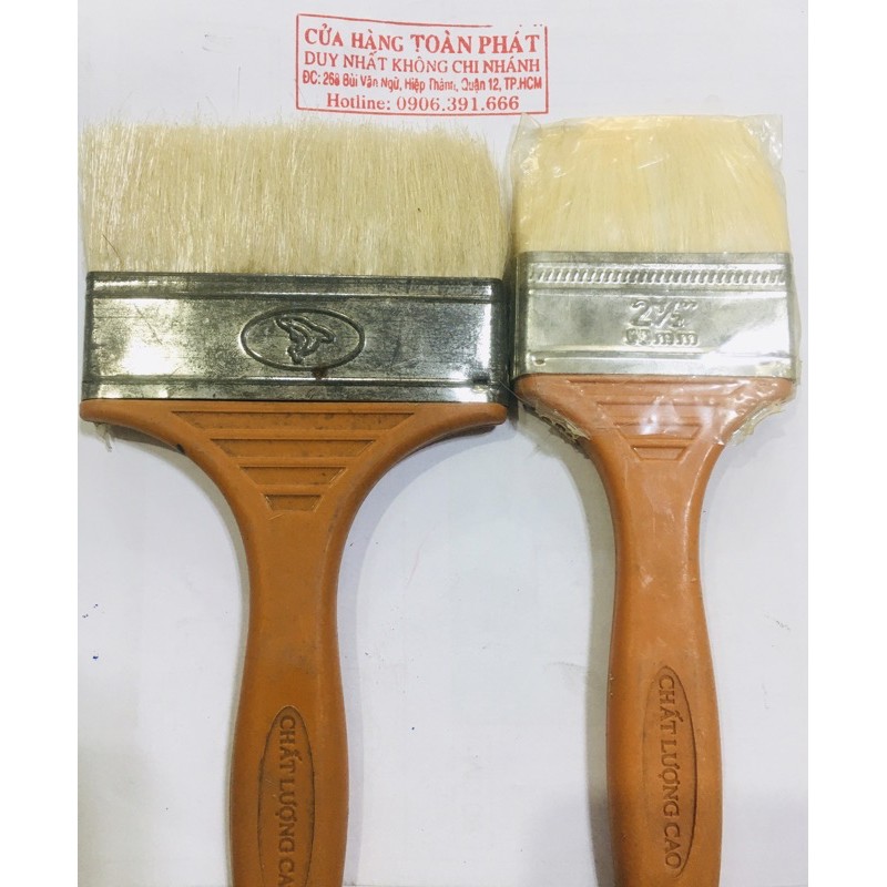 cọ quét sơn mềm lông thỏ (2cm, 4cm, 5cm, 6cm, 10cm)