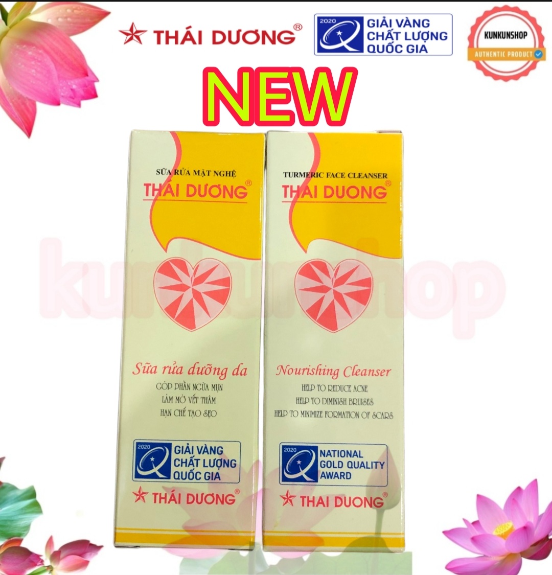 ✔️Chính Hãng✔️ ✔️SALE KHỦNG✔️ Sữa Rửa Mặt Nghệ Thái Dương Tube 90g Sao Thái Dương - Cân Bằng Độ PH