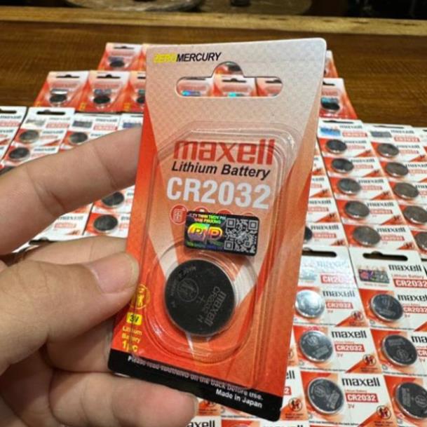 Pin CR2032 chính hãng Maxell bản cao cấp (Dùng cho AirTag,Remote Ô tô, Xe máy, Máy đo đường huyết, đo nhiệt độ)