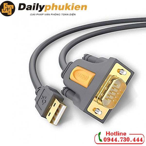 Dây usb sang com rs232 dài 1m ugreen 20210