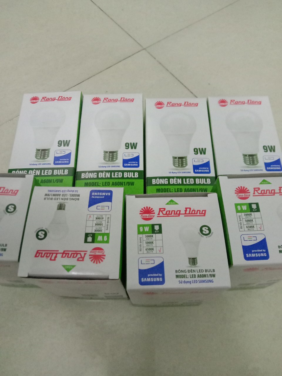 BÓNG LED BULB 9W RẠNG ĐÔNG
