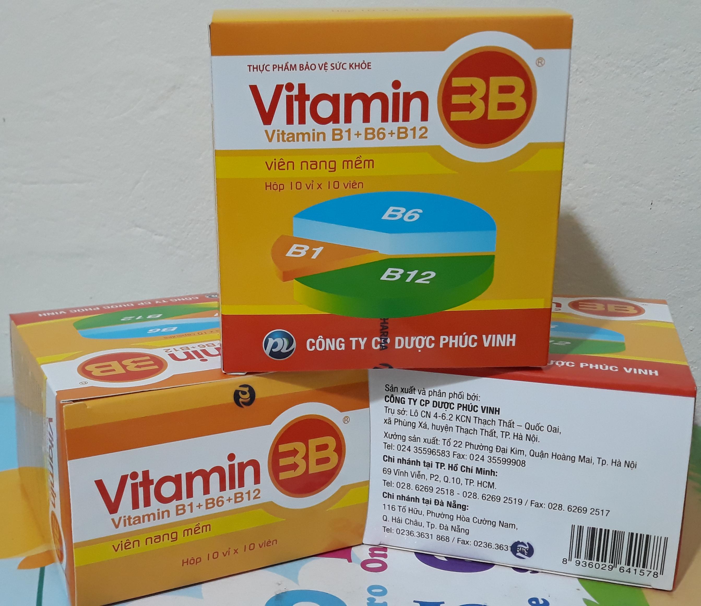 VITAMIN 3B PHÚC VINH (100VIÊN NANG MỀM)