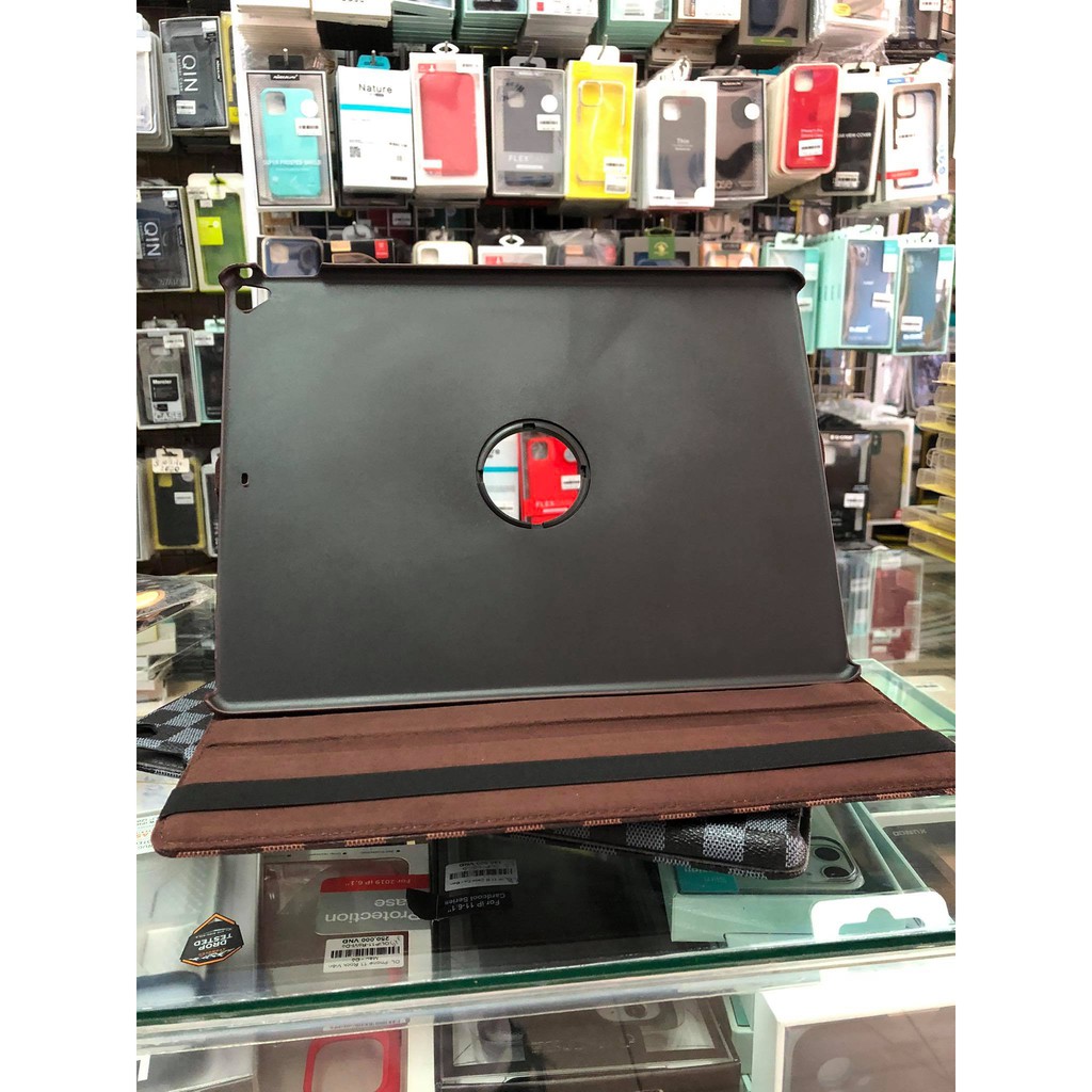 Bao Da iPad Pro 12.9 2017 Xoay 360 Độ Ca Rô Cao Cấp