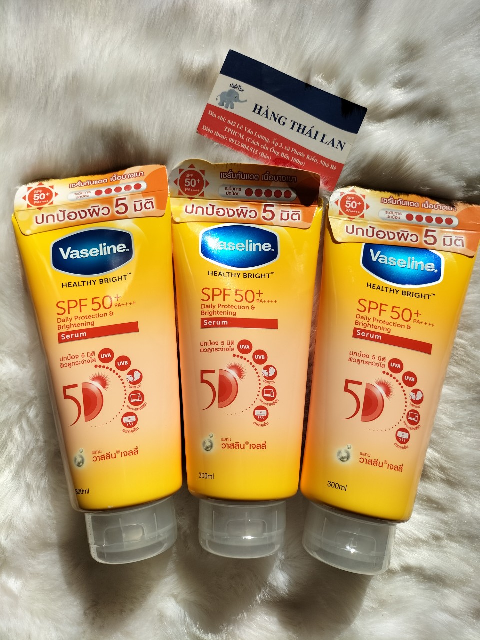 Dưỡng thể Vaseline 50X Thái Lan 300ml