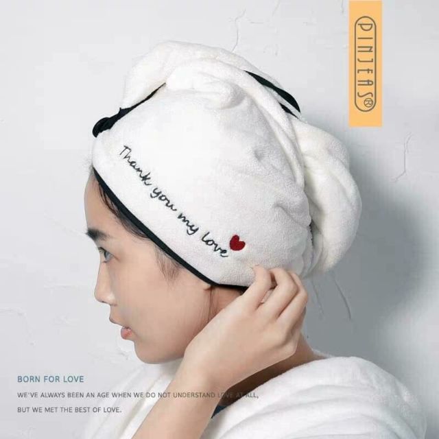 Khăn quấn đầu làm khô tóc hàng loại 1
