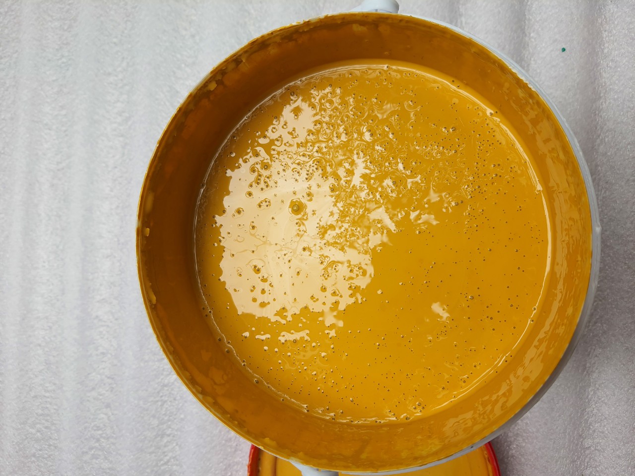 [Hộp 1kg] Sơn màu Vàng Nghệ sơn chậu cảnh supon (Sơn ngoại thất hệ bóng)