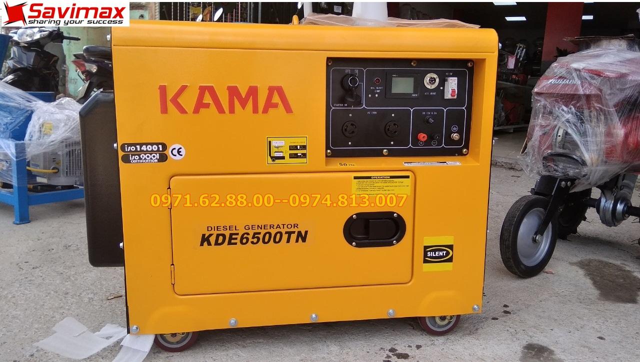 [Trả góp 0%]Máy phát điện dầu 5kw Kama 6500TN