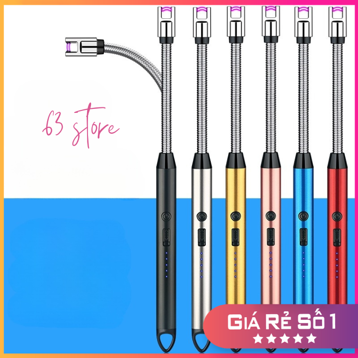 [HCM] Bật lửa điện - Dụng Cụ Thắp Nến Thơm Sạc Bằng USB