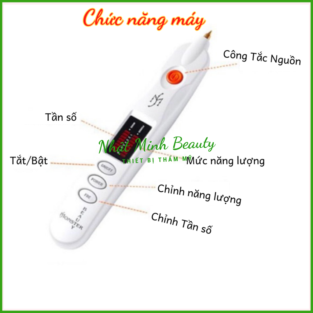 Máy Plasma nhấn mí, đốt nốt ruồi, mụn thịt, xóa nhăn | Máy đốt Plasma