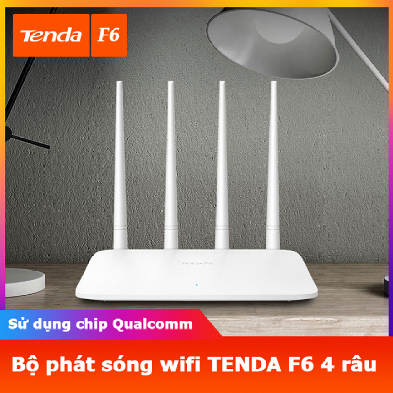 Bảng giá Bộ phát sóng wifi tenda F6 4 râu Router 4 X 5dBi Anten Phong Vũ