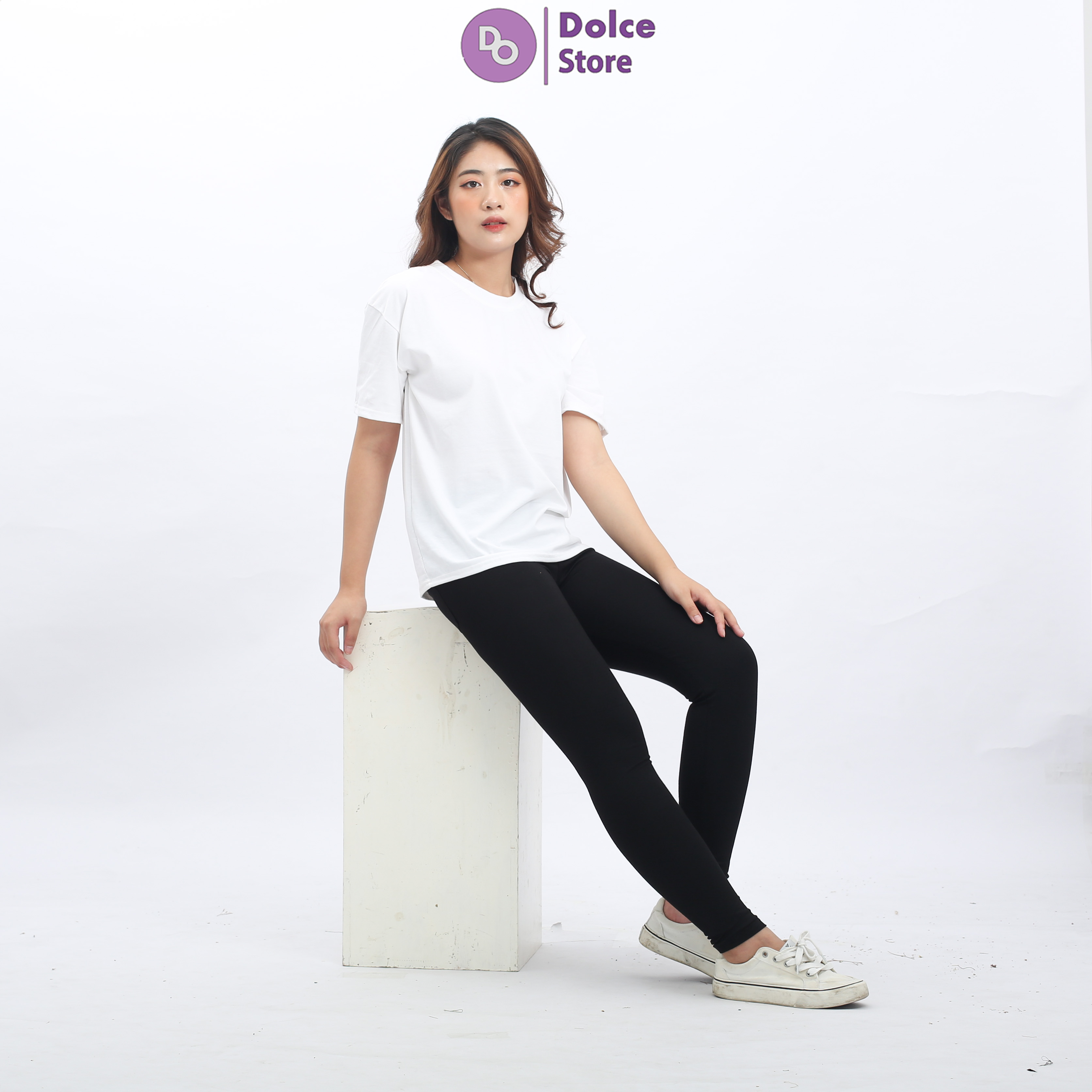 Quần legging cạp cao nâng mông, gen bụng cạp 6 phân - Dolce
