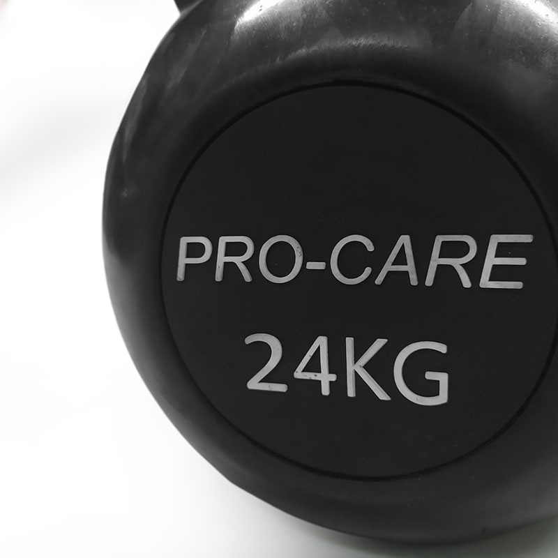 Tạ bình vôi (Tạ Ấm- Tạ Quai Xách) bọc cao su Pro-care - 24kg
