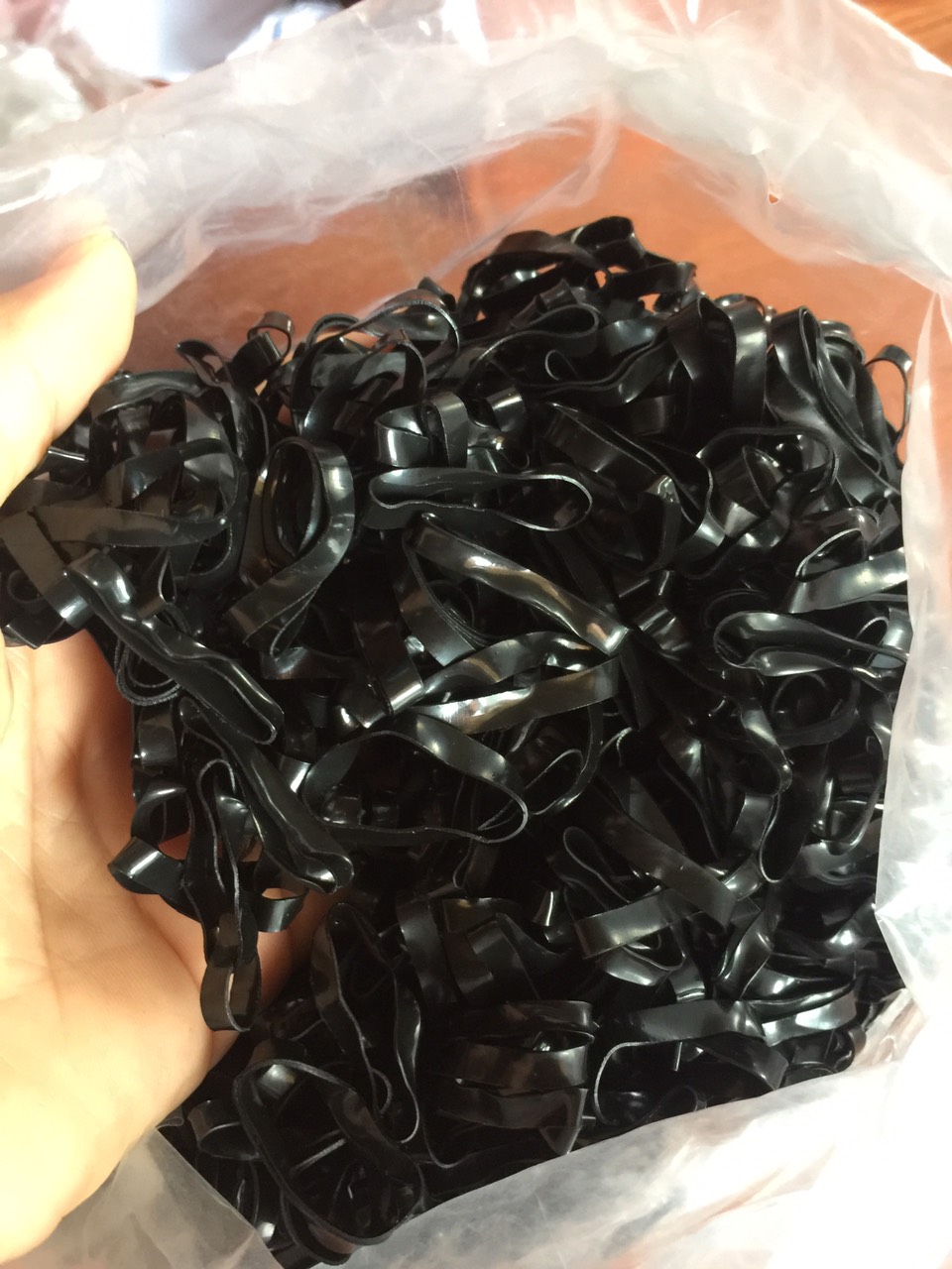 Dây chun buộc tóc nhiều màu:100g