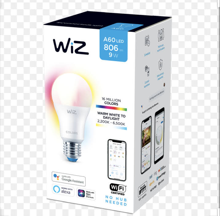 Bóng đèn Thông minh 16 triệu màu Wiz - Philips công suất 9w |Philips chính hãng|