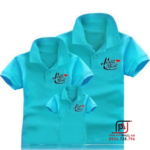 Áo thun có cổ, áo nam có cổ, áo thun gia đình có cổ