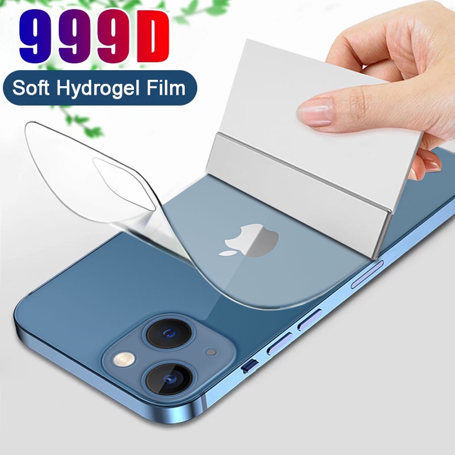 Miếng Dán Màn Hình Sau Cho iPhone 15 Pro Max iPhone 15 Plus 14 Pro Max 13 12 11 Pro Max 13 Mini X XR XS Max 6 6s 7 8 Plus SE 2020 SE3 2022 Dán Film Dẻo Full Màn Cong