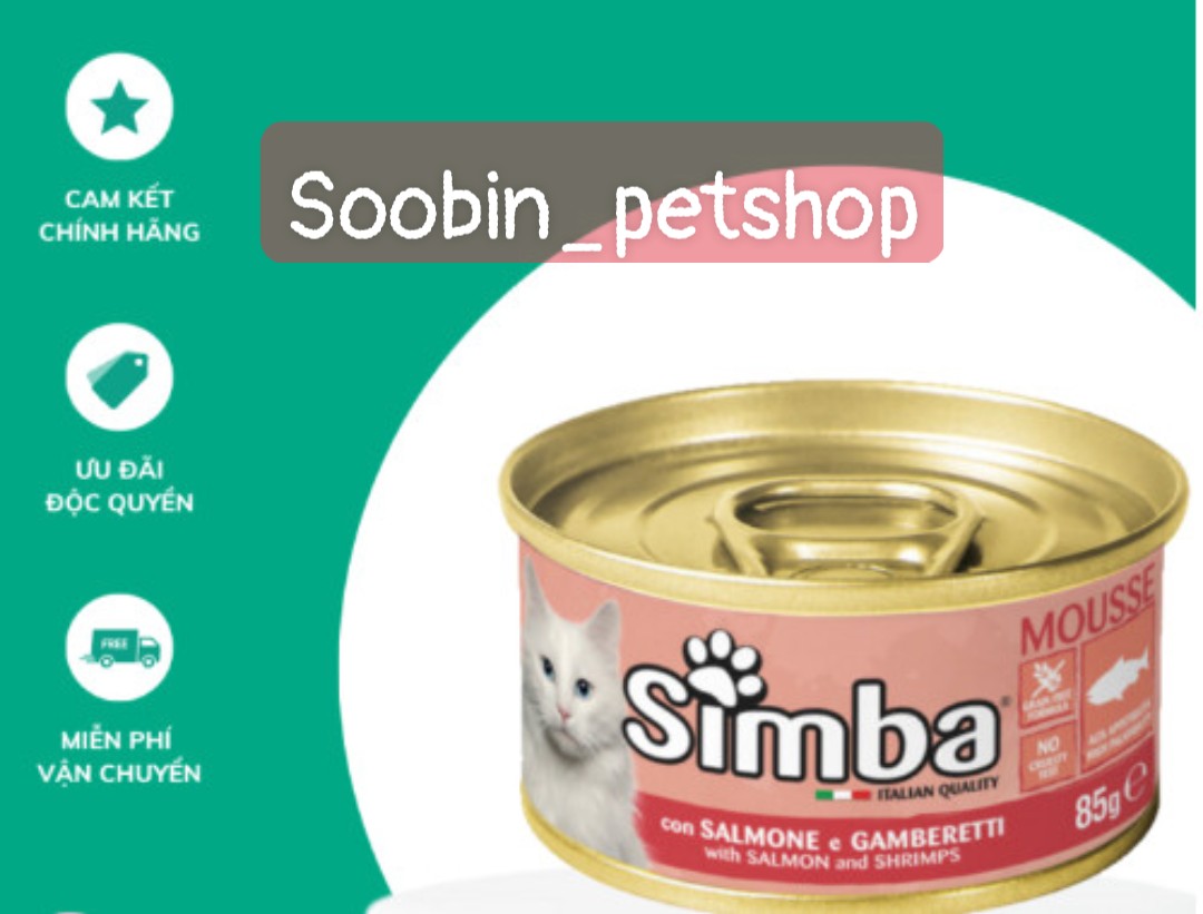 ( BUY 5+1FREE) Pate cho mèo Simba nhập khẩu từ Ý
