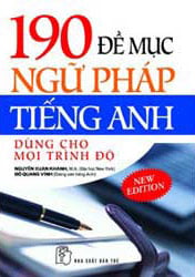 Fahasa - 190 đề mục ngữ pháp tiếng anh dùng cho mọi trình độ