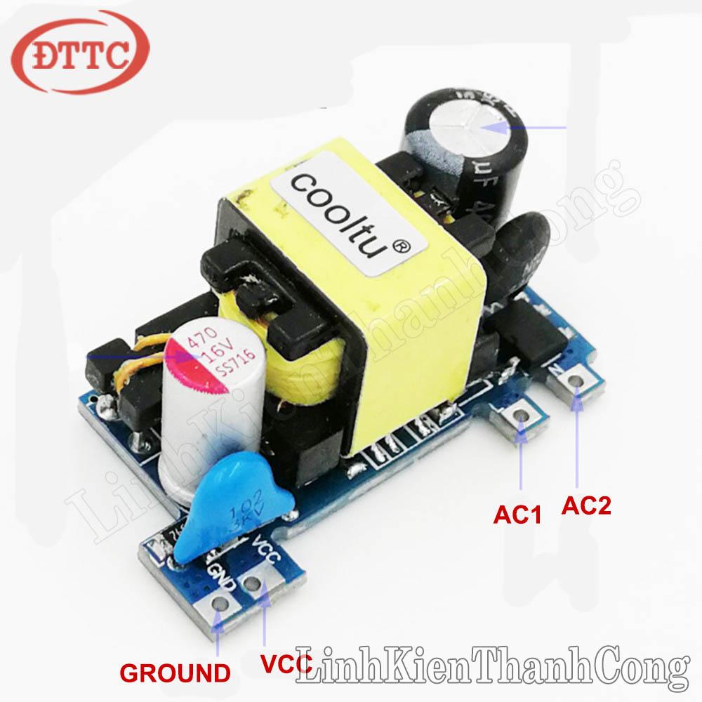 Mạch nguồn AC-DC Mini 220V-5V 2A