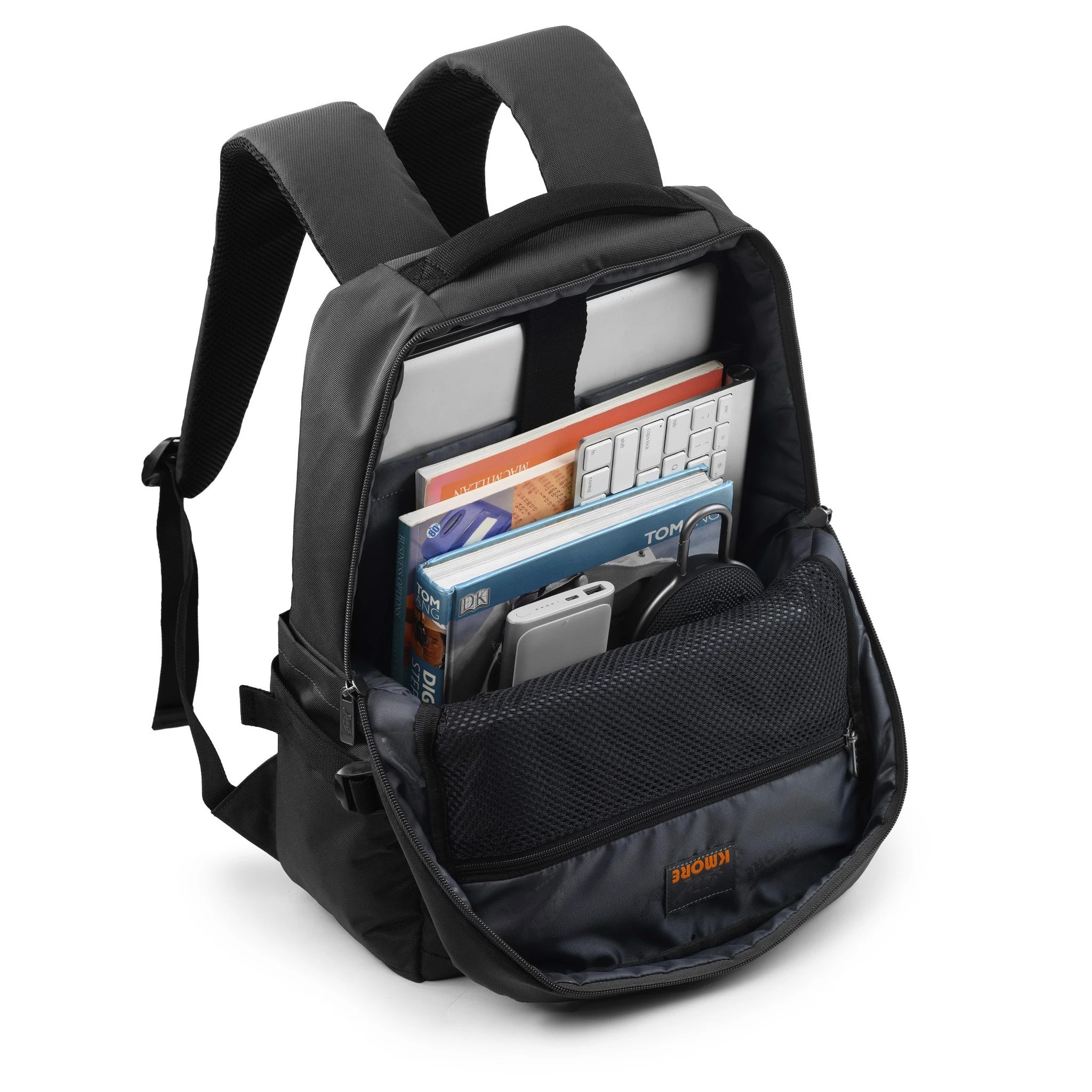 Balo Laptop Kmore The Parker – Black