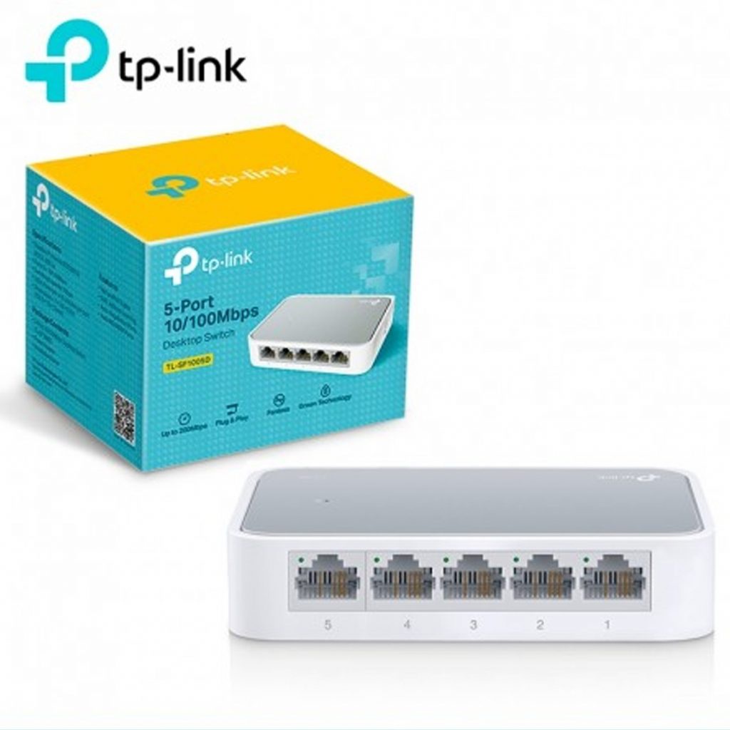 Bộ chia mạng switch tp-link - 5 cổng tốc độ 10/100mbps - hộp chia mạng 5 cổng tplink chính hãng