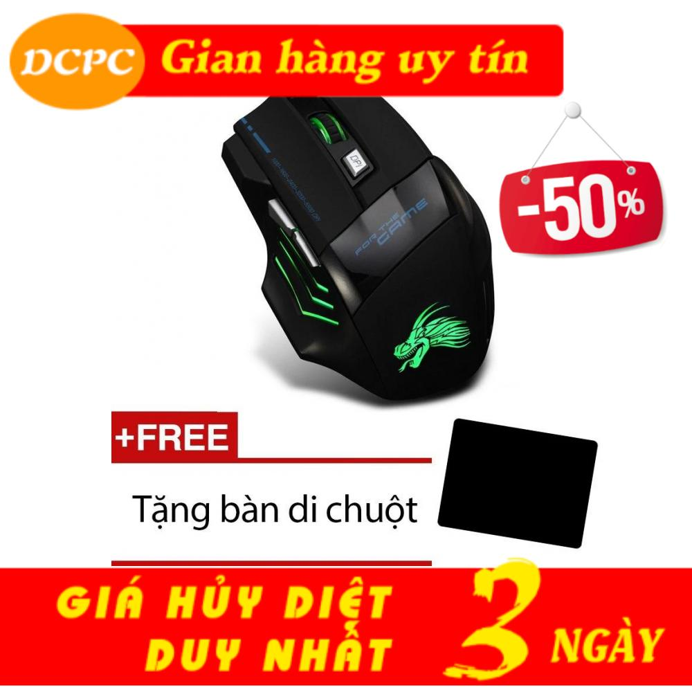 Chuột chơi game có dây Dragon X3 led đổi màu  dây bọc dù