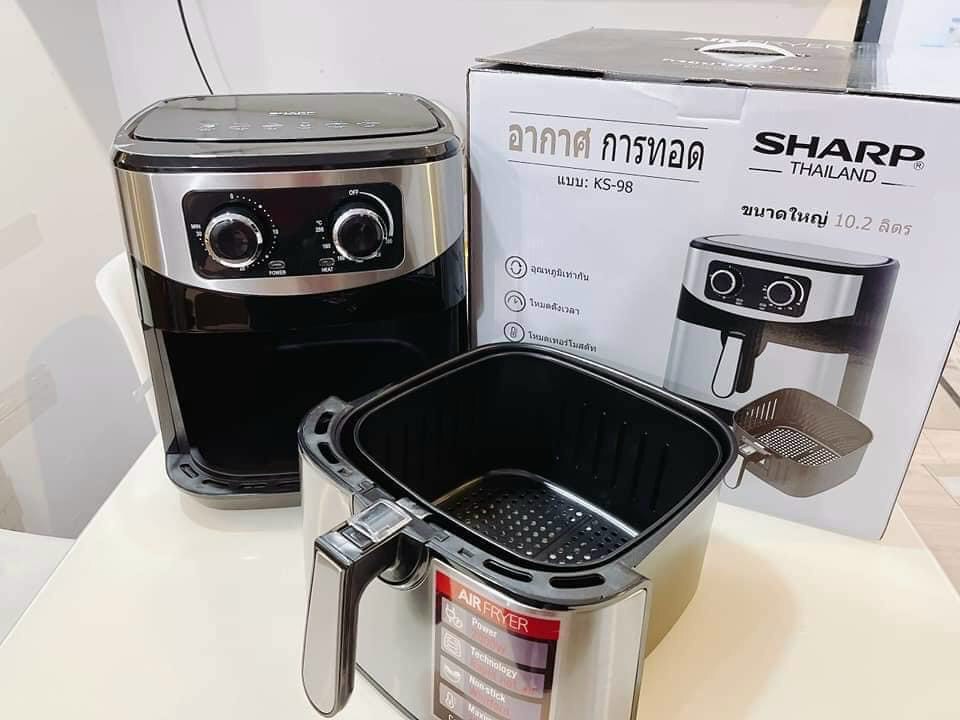 Nồi chiên không dầu Sharp 10.2L Nhập khẩu Thái Lan