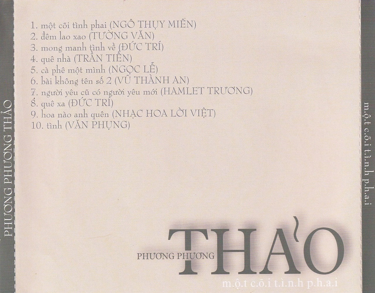 Phương Phương Thảo - Một Cõi Tình Phai