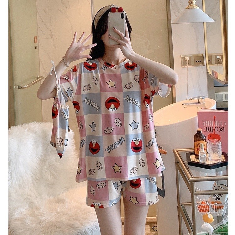 Đồ bộ nữ mặc nhà thời trang mới nhất - Chất liệu Cotton cao cấp