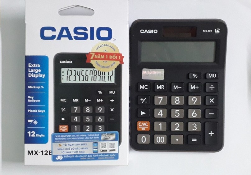 MÁY TÍNH CASIO MX-12B